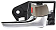 2004 Toyota Solara SLE - Front, Driver and Passenger Side Chrome lever Interior Door Handle, With door lock button