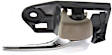 2004 Toyota Solara SLE - Front, Driver and Passenger Side Chrome lever Interior Door Handle, With door lock button