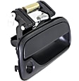 Front, Driver and Passenger Side Textured Black Exterior Door Handle, With Key Hole