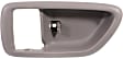 Front or Rear, Driver and Passenger Side, Interior, Door Handle Trim, Gray