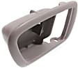 Front or Rear, Driver and Passenger Side, Interior, Door Handle Trim, Gray