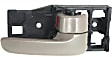 Front, Driver and Passenger Side Interior Door Handles, Beige, With door lock button, Fleetside/Styleside