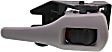 2009-2013 Toyota Corolla - Front and Rear, Driver and Passenger Side Gray lever Interior Door Handle, With Door Lock Button