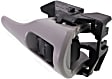 2009-2013 Toyota Corolla - Front and Rear, Driver and Passenger Side Gray lever Interior Door Handle, With Door Lock Button