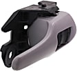 2009-2013 Toyota Corolla - Front and Rear, Driver and Passenger Side Gray lever Interior Door Handle, With Door Lock Button