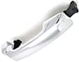 2020 Toyota Tundra - Front and Rear, Driver and Passenger Side Chrome Exterior Door Handle, Driver Side - With Key Hole; Passenger Side - Without Key Hole