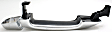 2020 Toyota Tundra - Front and Rear, Driver and Passenger Side Chrome Exterior Door Handle, Driver Side - With Key Hole; Passenger Side - Without Key Hole