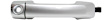 2007-2014 Toyota FJ Cruiser - Front, Driver and Passenger Side Exterior Door Handles, Silver, Driver Side - With Key Hole; Passenger Side - Without Key Hole