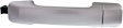 2007-2014 Toyota FJ Cruiser - Front, Driver and Passenger Side Exterior Door Handles, Silver, Driver Side - With Key Hole; Passenger Side - Without Key Hole