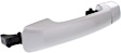 2007-2014 Toyota FJ Cruiser - Front, Driver and Passenger Side Exterior Door Handles, Silver, Driver Side - With Key Hole; Passenger Side - Without Key Hole