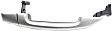 2008 Toyota FJ Cruiser - Front, Driver and Passenger Side Silver Exterior Door Handle, With Key Hole