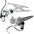 Front And Rear, Driver Side Power Window Regulator, With Motor