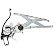 Front And Rear, Driver Side Power Window Regulator, With Motor