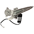 Front And Rear, Driver Side Power Window Regulator, With Motor