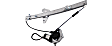 1996 Toyota RAV4 - Front, Driver and Passenger Side Power Window Regulator, With Motor, 4-Door