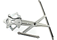 Front, Driver and Passenger Side Power Window Regulator, Without Motor