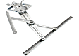 Front, Driver and Passenger Side Power Window Regulator, Without Motor