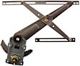 Front, Driver and Passenger Side Manual Window Regulator, Without Motor