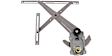 Front, Driver and Passenger Side Manual Window Regulator, Without Motor