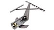 Front, Driver and Passenger Side Manual Window Regulator, Without Motor