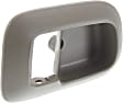 Front, Driver and Passenger Side, Interior Door Handle Trim, Mini Passenger Van