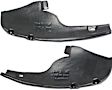 Hatchback Rear, Driver and Passenger Side Fender Liner