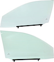 Front, Driver and Passenger Side Door Glasses, Green Tint, Replaces NAGS No. FD25750 GTYN, FD25751 GTYN