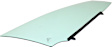 Front, Driver and Passenger Side Door Glasses, Green Tint, Replaces NAGS No. FD25750 GTYN, FD25751 GTYN