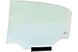 Rear, Driver and Passenger Side Door Glasses, Green Tint, North America Built Vehicle, Replaces NAGS No. FD23693 GTYN, FD23694 GTYN
