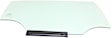 Rear, Driver and Passenger Side Door Glasses, Green Tint, North America Built Vehicle, Replaces NAGS No. FD23693 GTYN, FD23694 GTYN