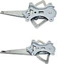 Rear, Driver and Passenger Side Power Window Regulator, Without Motor
