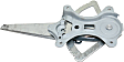 Rear, Driver and Passenger Side Power Window Regulator, Without Motor
