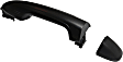 Rear, Driver and Passenger Side Primed Exterior Door Handle, Without Key Hole