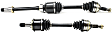 Front, Driver and Passenger Side Axle Assembly - New Set of 2, 3.0L, 6Cyl