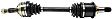 Front, Driver and Passenger Side Axle Assembly - New Set of 2, 3.0L, 6Cyl
