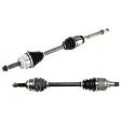 2006 Toyota Solara - Front, Driver and Passenger Side Axle Assembly, Supplied with Standard Neoprene Outboard Boot, New, 2.4L 4Cyl