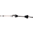 2006 Toyota Solara - Front, Driver and Passenger Side Axle Assembly, Supplied with Standard Neoprene Outboard Boot, New, 2.4L 4Cyl