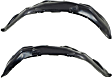 Rear, Driver and Passenger Side, Fender Liner,  4-Door, Crew Cab Pickup