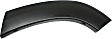 Rear, Driver and Passenger Side, Rear Section Fender Trim, Smooth Black