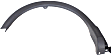 Rear, Driver and Passenger Side Fender Trim, Textured Black