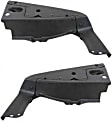 2004-2009 Toyota Prius - Rear, Driver and Passenger Side Valance, Side Spoiler, Primed