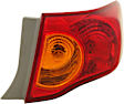 Driver and Passenger Side, Outer Tail Lights, With bulbs, North America Built Vehicle, CAPA CERTIFIED