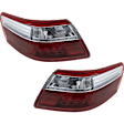 Driver and Passenger Side, Outer Tail Lights, without Bulb, LED, Mounts on Body, Japan or USA Built Vehicle