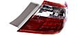 Driver and Passenger Side, Outer Tail Lights, without Bulb, LED, Mounts on Body, Japan or USA Built Vehicle