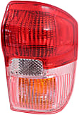 Driver and Passenger Side Halogen Tail Light, Without bulb(s), OE Replacement