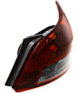 Driver and Passenger Side Halogen Tail Light, Without bulb(s), OE Replacement