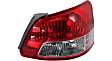 Driver and Passenger Side Halogen Tail Light, Without bulb(s), OE Replacement, CAPA Certified