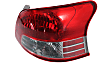 Driver and Passenger Side Halogen Tail Light, Without bulb(s), OE Replacement, CAPA Certified