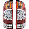 Driver and Passenger Side LED Tail Light, With bulb(s), OE Replacement, CAPA Certified