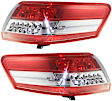 Driver and Passenger Side, Outer Tail Lights, with Bulbs, Halogen, Mounts on Body, USA Built Vehicle, CAPA Certified